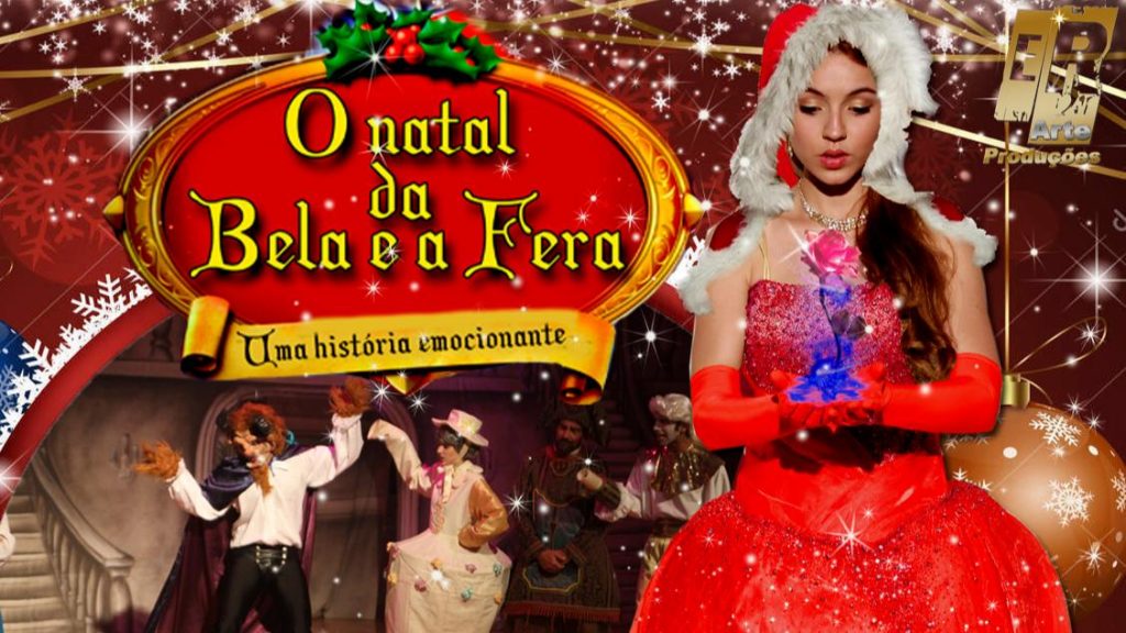 O Natal da Bela e a Fera - Teatro Fernando Torres em clima Natalino |  JORNAL REPORT